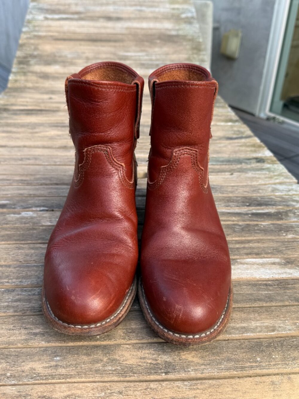 Red Wing Heritage Women's 3413 Inez stacked heel boot - Picture 5 of 7